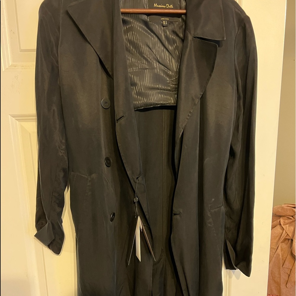 Massimo Dutti womans trench coat size S